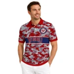Washington Nationals Polo Shirt Customized Camo Band Red Best Selling