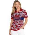 Washington Nationals Polo Shirt Customized Camo Band Red Best Selling