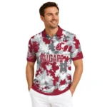 Washington State Cougars Polo Shirt Personalized Pixel Camo Crimson Best Selling