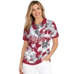 Washington State Cougars Polo Shirt Personalized Pixel Camo Crimson Best Selling