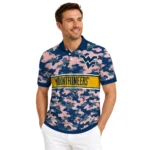 West Virginia Mountaineers Polo Shirt Personalized Camo Band Blue Best Selling
