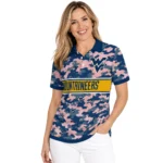 West Virginia Mountaineers Polo Shirt Personalized Camo Band Blue Best Selling