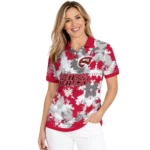 Western Kentucky Hilltoppers Polo Shirt Customized Pixel Camo Red Best Selling