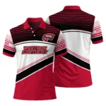 Western Kentucky Hilltoppers Polo Shirt Customized Slanted Stripes Red White Best Selling