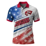 Western Kentucky Hilltoppers Polo Shirt Customized Star Stripes Red Blue Best Selling