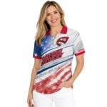 Western Kentucky Hilltoppers Polo Shirt Customized Star Stripes Red Blue Best Selling