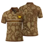 Western Michigan Broncos Polo Shirt Personalized Paisley Band Brown Best Selling