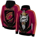 cleveland-cavaliers-bearded-skull-wine-black-hoodie-best-selling.webp