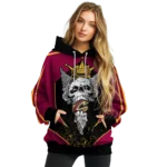 cleveland-cavaliers-bearded-skull-wine-black-hoodie-best-selling.webp
