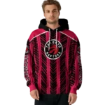 customized-toronto-raptors-chevron-motion-red-hoodie-best-selling.webp
