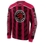 customized-toronto-raptors-chevron-motion-red-hoodie-best-selling.webp