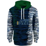 Utah Jazz Hoodie - Customized Streak Lines