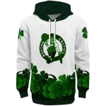 Boston Celtics Hoodie - White & Green – Lucky Motif Design