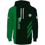 Boston Celtics Hoodie - Green with Monogram Pattern – Official Gear