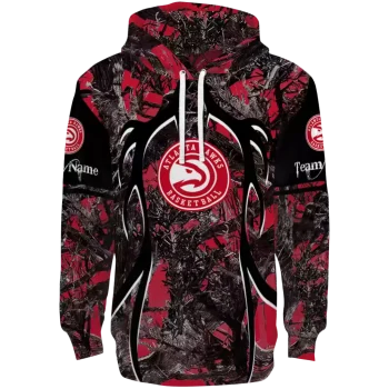 Atlanta Hawks Hoodie - Red Black Hunting – Custom NBA Fan Gear