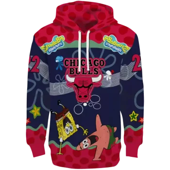 Chicago Bulls Hoodie - Custom - Spongebob & Patrick Star Design