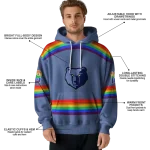 custom-memphis-grizzlies-rainbow-stripes-blue-hoodie-best-selling