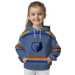 custom-memphis-grizzlies-rainbow-stripes-blue-hoodie-best-selling
