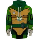 Milwaukee Bucks Hoodie - Green Superhero Armor Custom