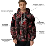 custom-portland-trail-blazers-hunting-theme-red-black-hoodie-best-selling