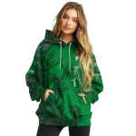 customized-boston-celtics-deer-silhouette-green-hoodie-best-selling