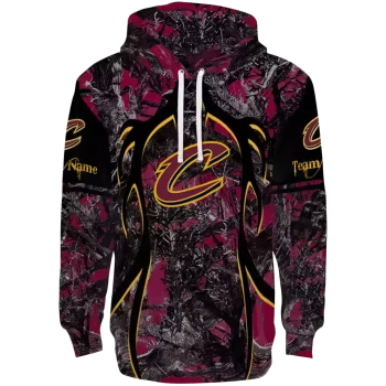 Cleveland Cavaliers Hoodie - Hunting Black – Custom Wine Color