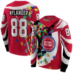 customized-detroit-pistons-puzzle-pieces-red-hoodie-best-selling