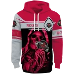 Houston Rockets Hoodie - Grim Reaper – Custom Red & Black Pullover
