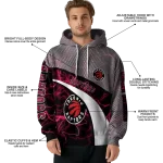 customized-toronto-raptors-hexagonal-mesh-red-black-gray-hoodie-best-selling