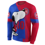 detroit-pistons-playful-snoopy-red-hoodie-best-selling