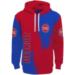 Detroit Pistons Hoodie - Red Splatter Effect – NBA Fan Gear