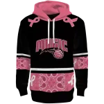 Orlando Magic Hoodie - Black Pink Ribbon Awareness