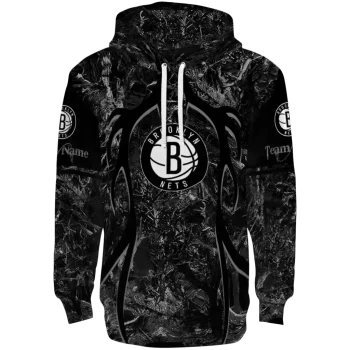 Brooklyn Nets Hoodie - Custom Hunting Black – Personalized Gear