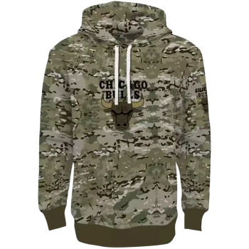 Chicago Bulls Hoodie - Custom Military – Personalized NBA Gear