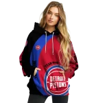 personalized-detroit-pistons-minimalist-design-red-black-hoodie-best-selling