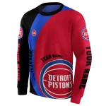 personalized-detroit-pistons-minimalist-design-red-black-hoodie-best-selling