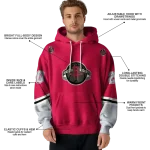 personalized-houston-rockets-striped-sleeves-red-hoodie-best-selling