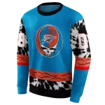 personalized-oklahoma-city-thunder-grateful-vibes-blue-hoodie-best-selling