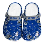 Air Force Falcons Clogs - Football Icons Blue