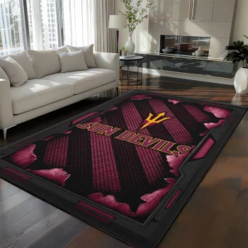 Arizona State Sun Devils Rug - Torn Mesh Maroon
