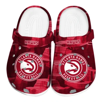 Atlanta Hawks Clogs - Canyon Layers Red