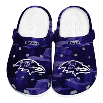 Baltimore Ravens Clogs - Canyon Layers Purple