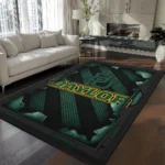 Baylor Bears Rug - Torn Mesh Green