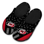 carolina-hurricanes-clog-stellar-stripes-theme-red-black-best-selling.webp
