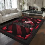 Carolina Hurricanes Rug - Torn Mesh Red
