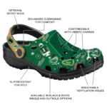 charlotte-49ers-clog-football-icons-green-best-selling.webp