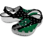 charlotte-49ers-clog-stellar-stripes-theme-green-black-best-selling.webp