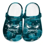 Charlotte Hornets Clogs - Canyon Layers Teal