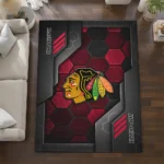 chicago-blackhawks-rug-hexagonal-grid-pattern-red-best-selling.webp