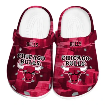 Chicago Bulls Clogs - Canyon Layers Red